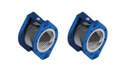 Steel expansion joint angular