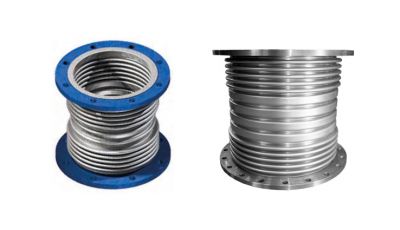 Steel expansion joint axial