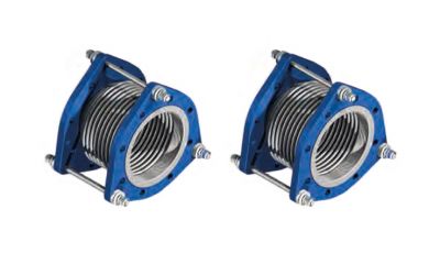 Steel expansion joint axial