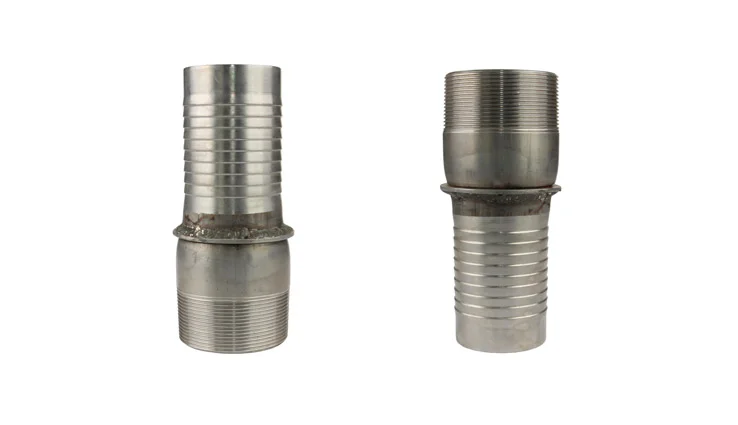 Heavy Duty hose fittings with BSPT/NPT male thread