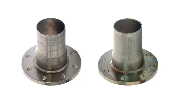 Flanged hose fittings