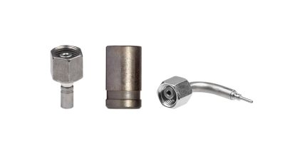 Measuring hose fittings