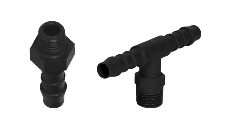 Plastic fittings and connectors - in polyamide
