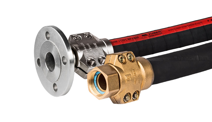 Steam fittings and clamps acc. to EN 14423