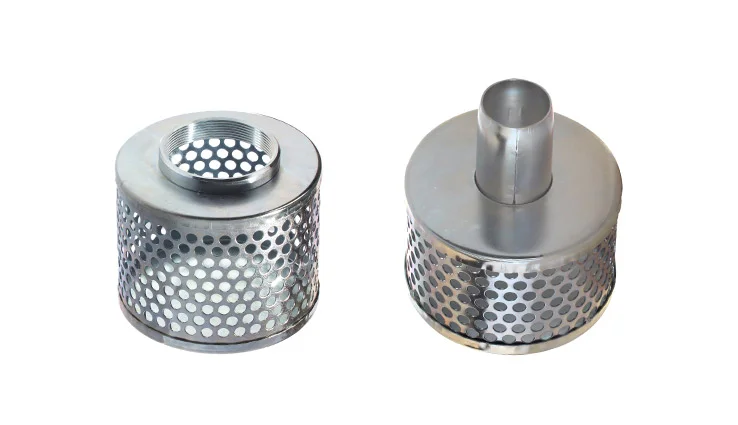 Cylindrical suction strainer 