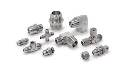 JIC (37º) connectors for flared pipes