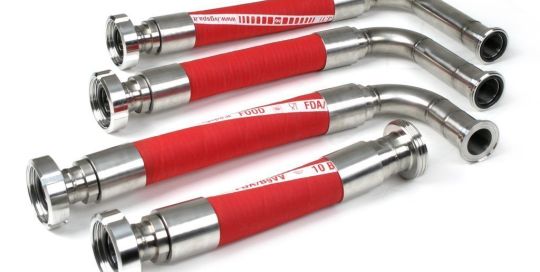 Przewód gumowy do przesyłania piwa w browarach