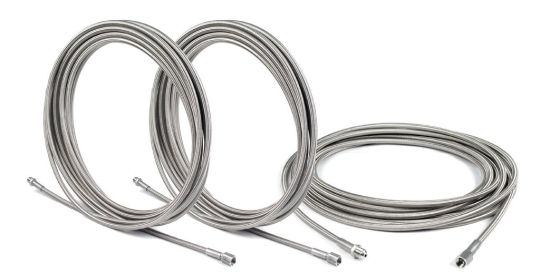 Przewód teflonowy w podwójnym oplocie stalowym do gazów wysokociśnieniowych