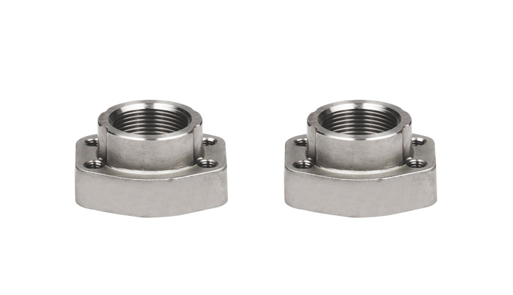 SAE flange connectors in AISI 316 stainless steel