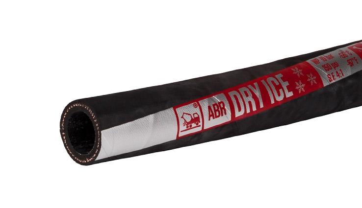 Ice-blasting hoses