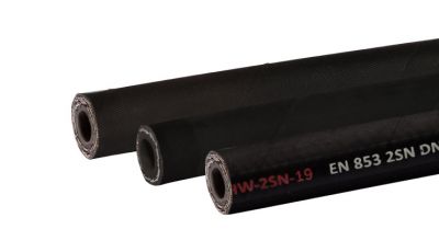 Hydraulic hoses, with steel braid (1SN, 2SN)