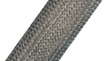 Fibreglass braid heated hose