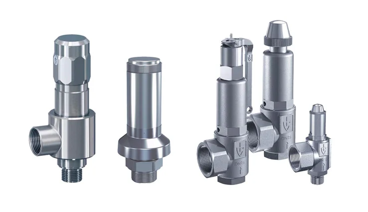 Stainless steel safety valves