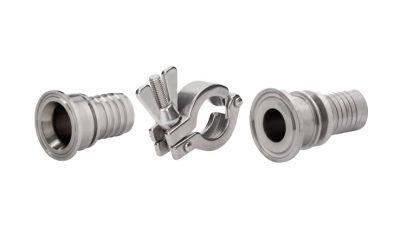 Stainless steel hygienic couplings Triclover, Triclamp