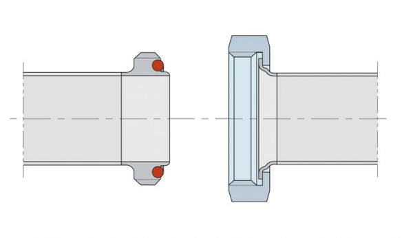 RJT stainless steel hygienic couplings