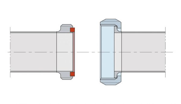 SMS dairy couplings