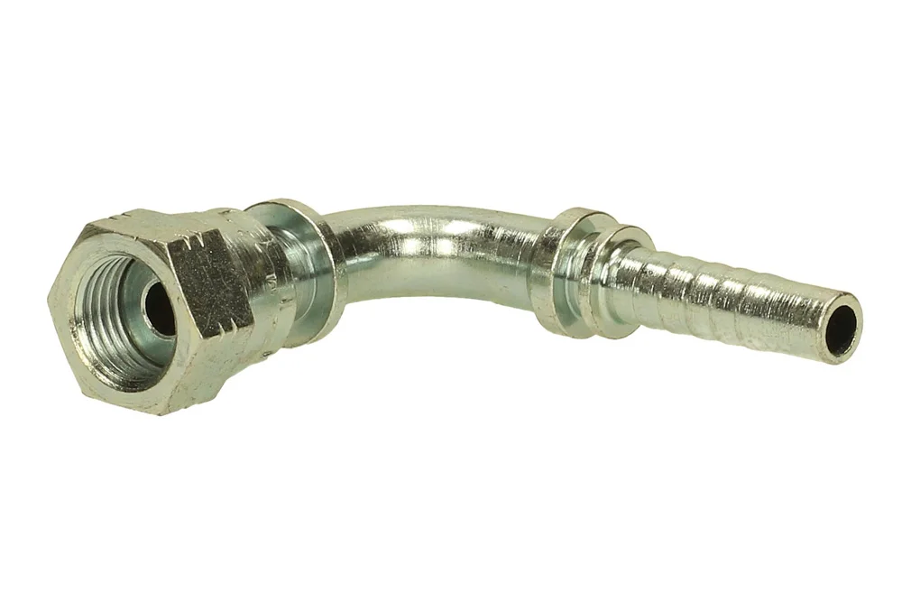 ORFS 90° Hydraulic Fitting ZOW210, Carbon Steel