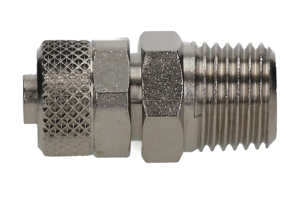 Twisted Pneumatic Hose Coupling with BSPT Male Thread, Type C1