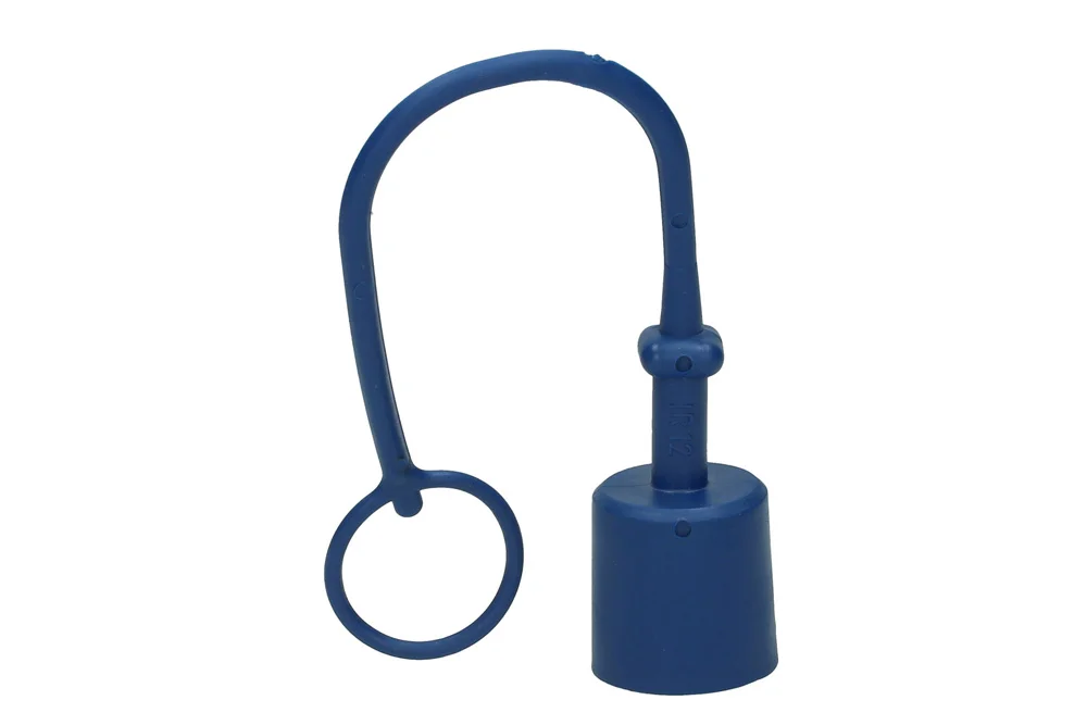 ISO-A Blue PVC Quick Connector Plug Cap, IA Type
