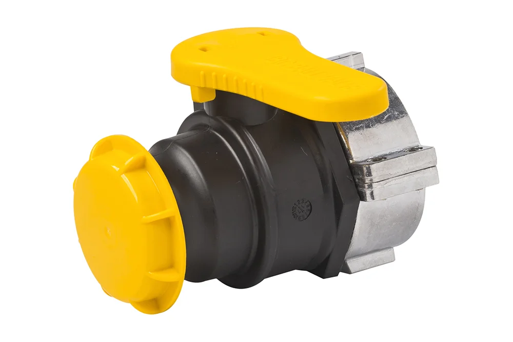 2" Polypropylene IBC Valve for Pallet Tank, Type IBV 6