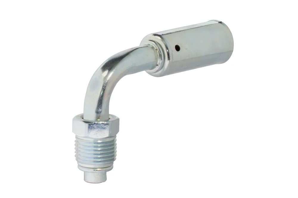 90° Steel Tube End with UNF Male Thread, Type 53214