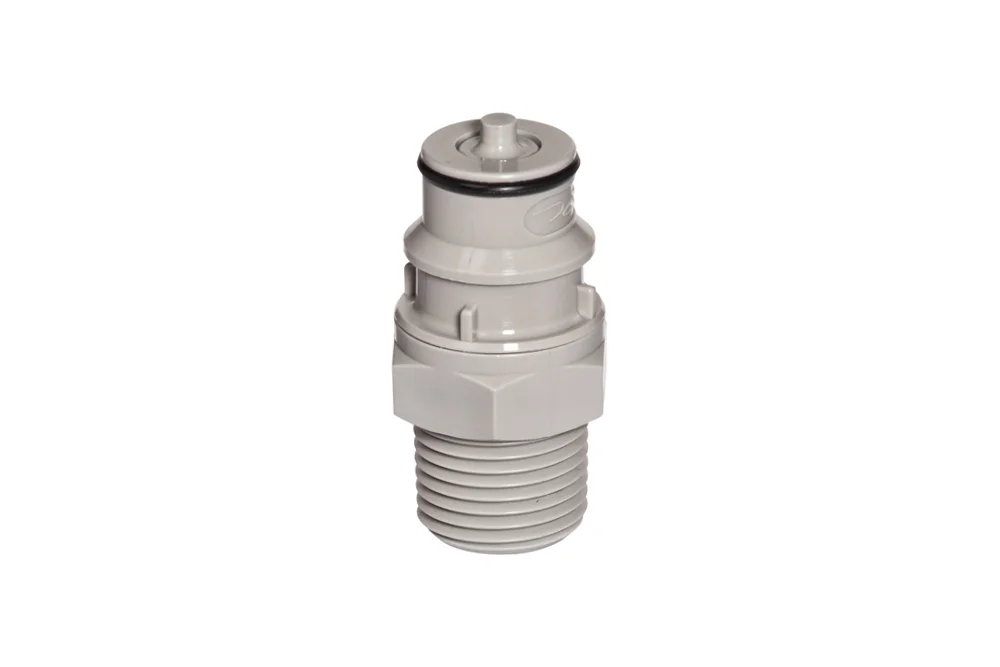 Polypropylene Quick-Connect Plug, NPT Socket, HFC Series DN 12.7