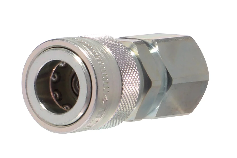 CEJN 115 Quick Connect Socket with Valve, GW, Hardened Steel
