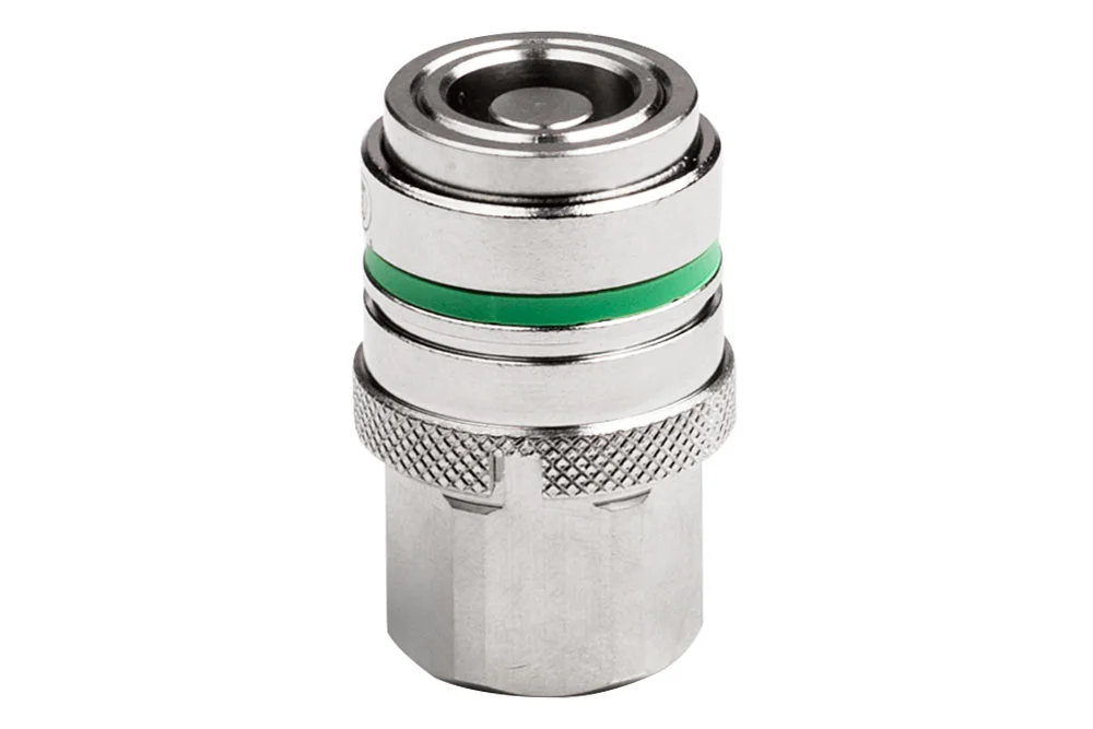Brass Non-Drip Quick Coupling Socket with BSP Thread and Valve