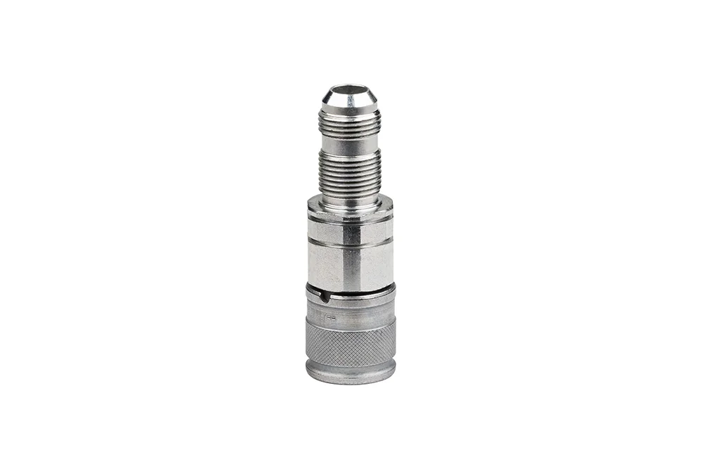 DNP PLT4 Leak-Free Hydraulic Quick Coupling, Carbon Steel Socket with Male Thread