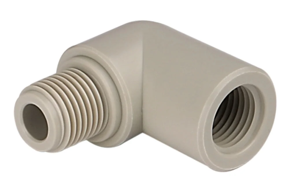 PVDF Straight Connector, BSP Male/Female, 3F Series
