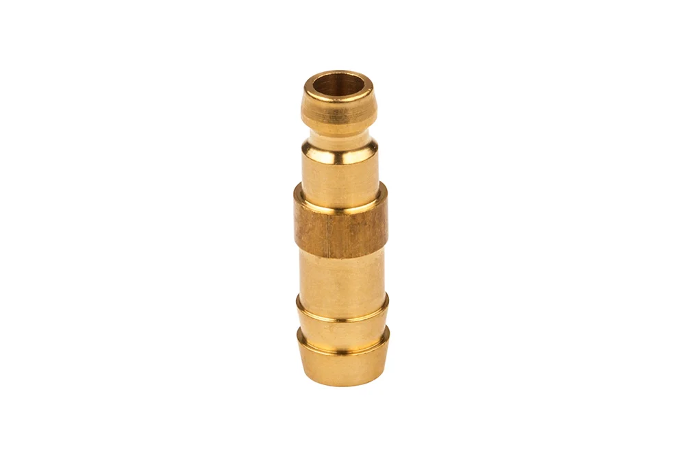 DN 6 Quick Connect Plug with Hose End, Brass TST 060 Series
