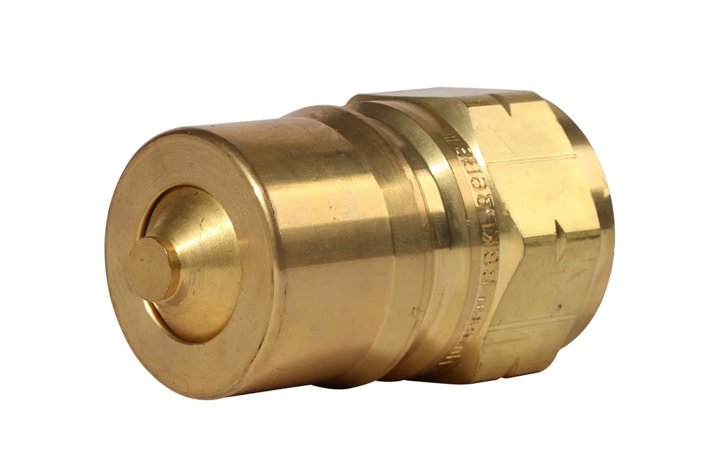ISO-B Brass Quick-Connect Plug with Female Thread (1/8"–1"), HANSEN HK