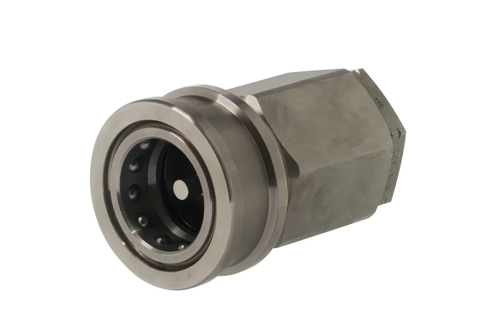 ISO-B Quick-Connect Socket, GW BSP/NPT 1.1/4"-3", AISI 303 Stainless Steel, HANSEN HK