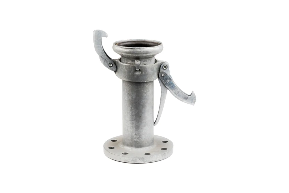 PERROT Lever Connector Socket with PN10 Flange, Carbon Steel, KMF