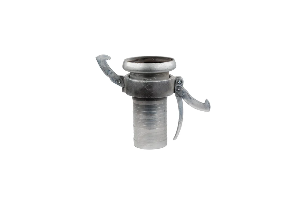 PERROT lever coupling socket with turned hose end, carbon steel, KMSK