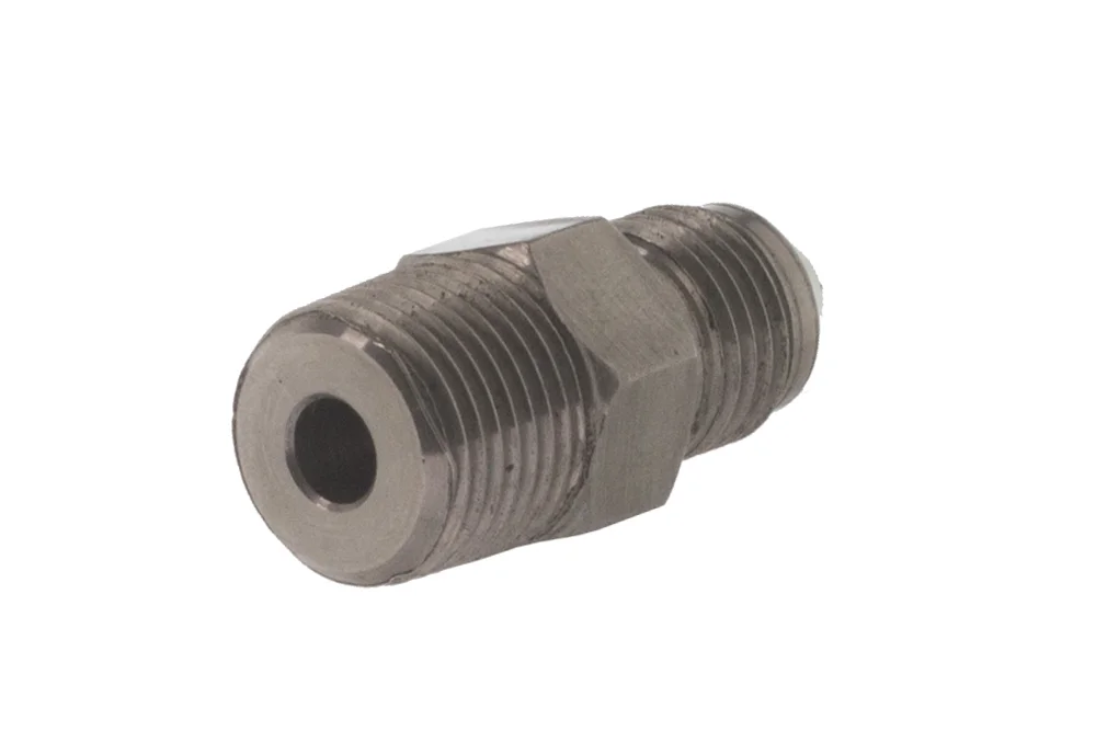 JIC Straight Connector with Stainless Steel NPT Socket, Type GE-NT