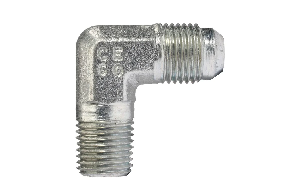 JIC 90° Adjustable Angle Fitting with Carbon Steel NPT Socket, WE-NT Type