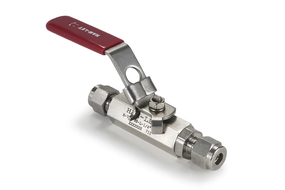 LET-LOK® 2-Part Stainless Steel Ball Valve, Metric Connection H-700