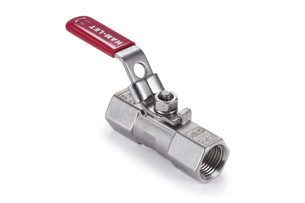 Ball Valve 2-Piece, Stainless Steel, BSP Female Thread, H-710