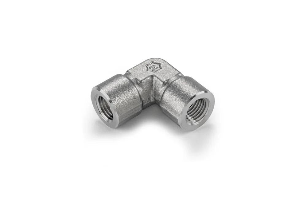 90° Elbow with GW NPT, Stainless Steel, 100H