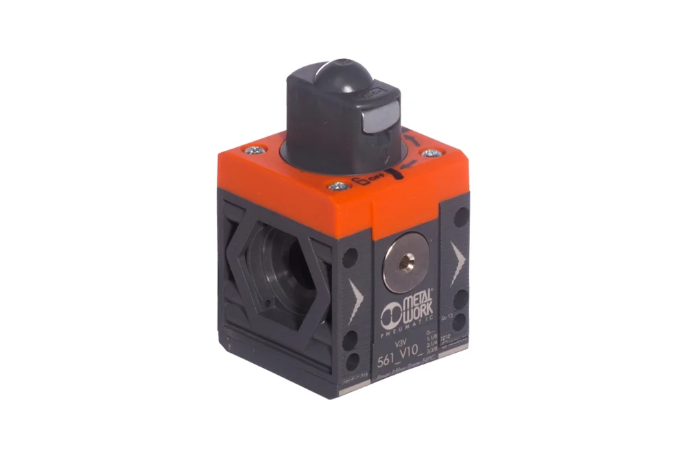 Manual Compressed Air Shut-Off Valve V3V, No End Fittings, SYNTESI® Series