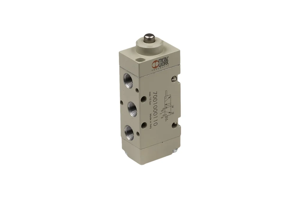 Pneumatic 5/2 Diverter Valve, Mechanical Tappet, Series 70
