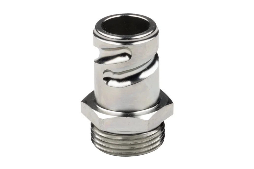 Free-Flow Plug DN22, BSP Male, Hardened Steel, 2100 Series