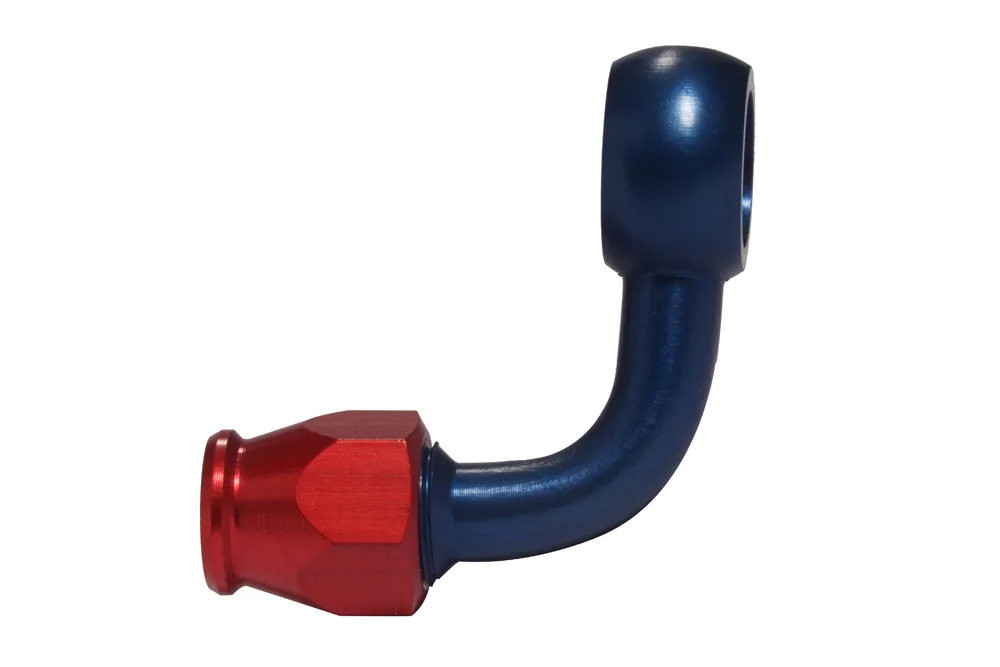 BANJO 90° Twisted End, Aluminum Connector