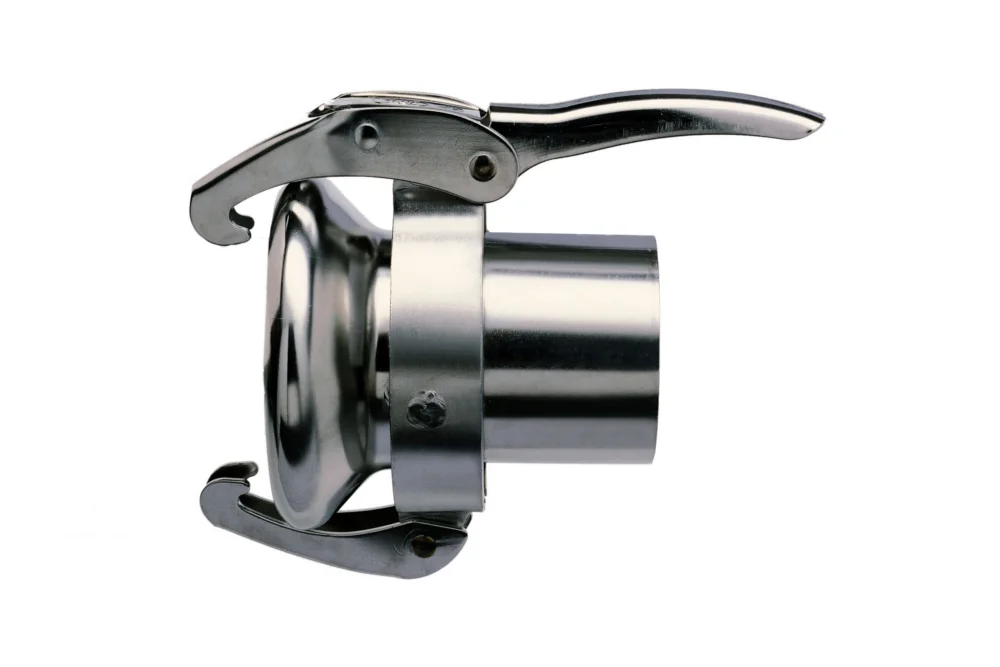 LAUX 42 Lever Connector Socket with Welding Stub, Carbon Steel, KKM