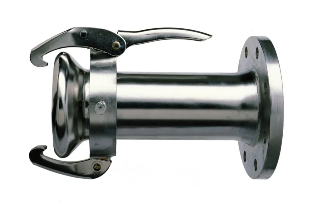 LAUX 42 Lever Connector Socket with Flange PN10/16, Carbon Steel, KE
