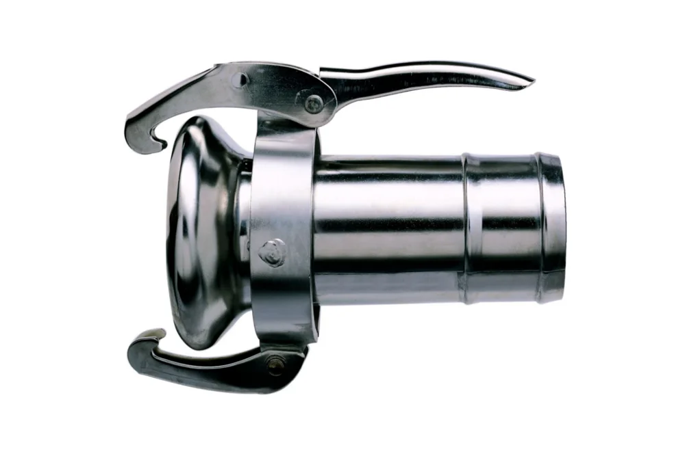 LAUX 42 Lever Connector Socket with Hose End, Carbon Steel, KMS