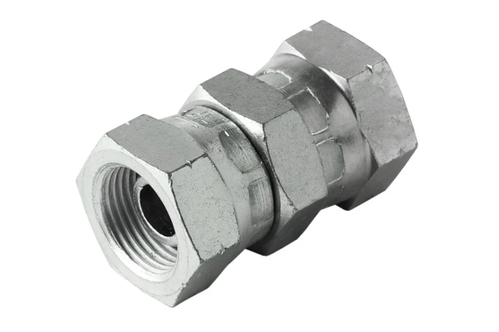 Hydraulic Adapter A705 – Carbon Steel, Female Metric Thread