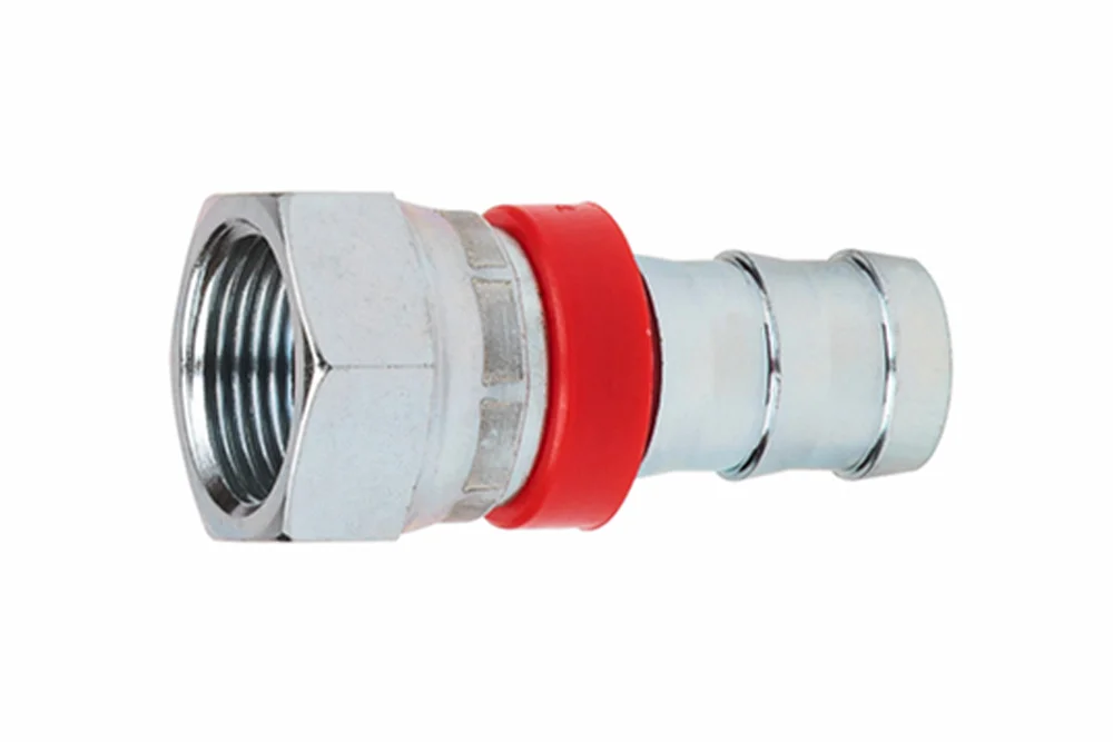 PUSH-ON Self-Clamping End with BSP Thread, Carbon Steel, Type YBW140