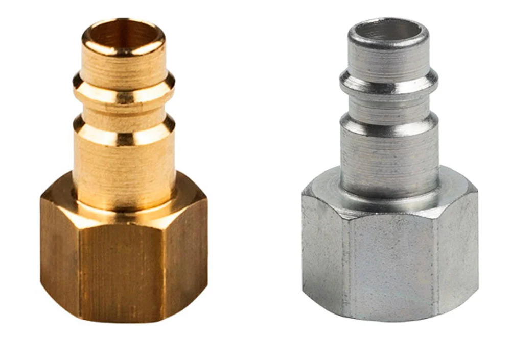 Air Coupling DN7.2 Eurostandard, Female Thread, No Valve, 16 bar
